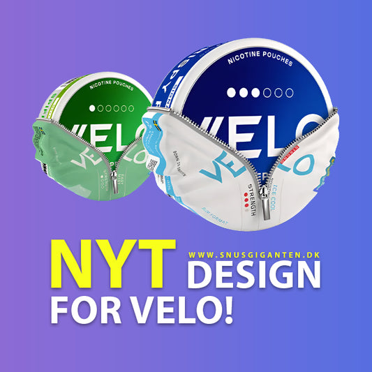 Nyhed: VELO Snus Introducerer et Friskt og Innovativt Design